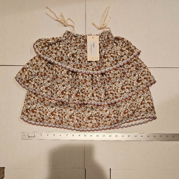 LIILU LITTLE GIRLS TIARA DRESS - FIELD FLOWERS - 2YR & 4YR - MSRP $169 - NWT - Picture 2 of 11